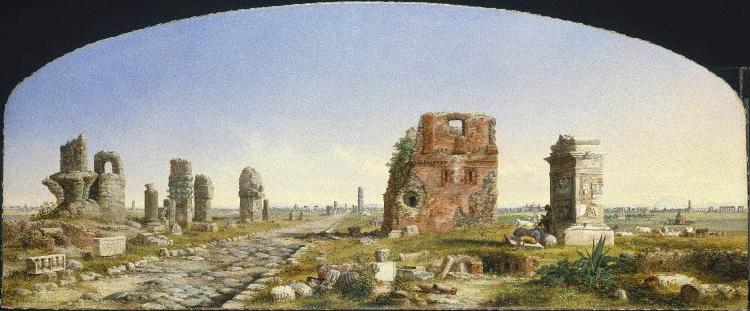unknow artist The Appian Way oil painting picture